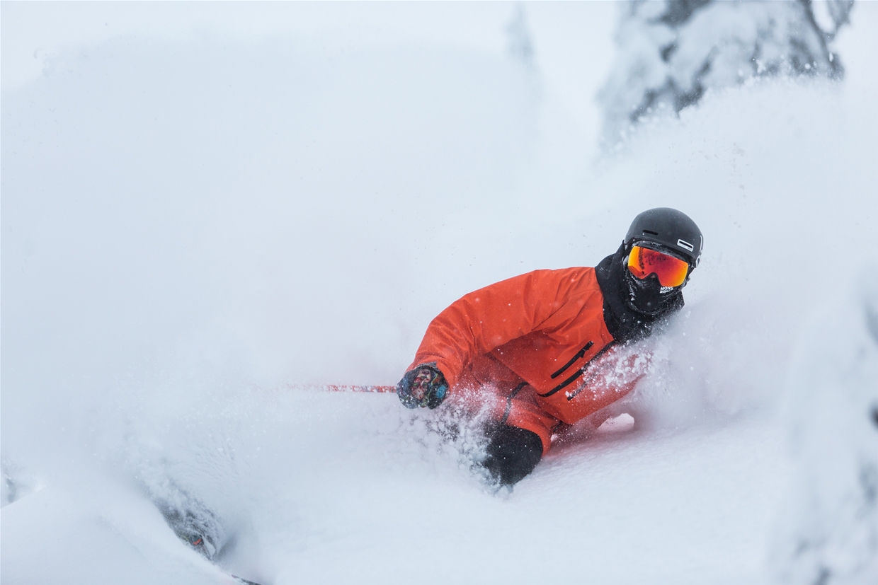 Epic powder in Curry Bowl Fernie Alpine Resort - Nick Nault