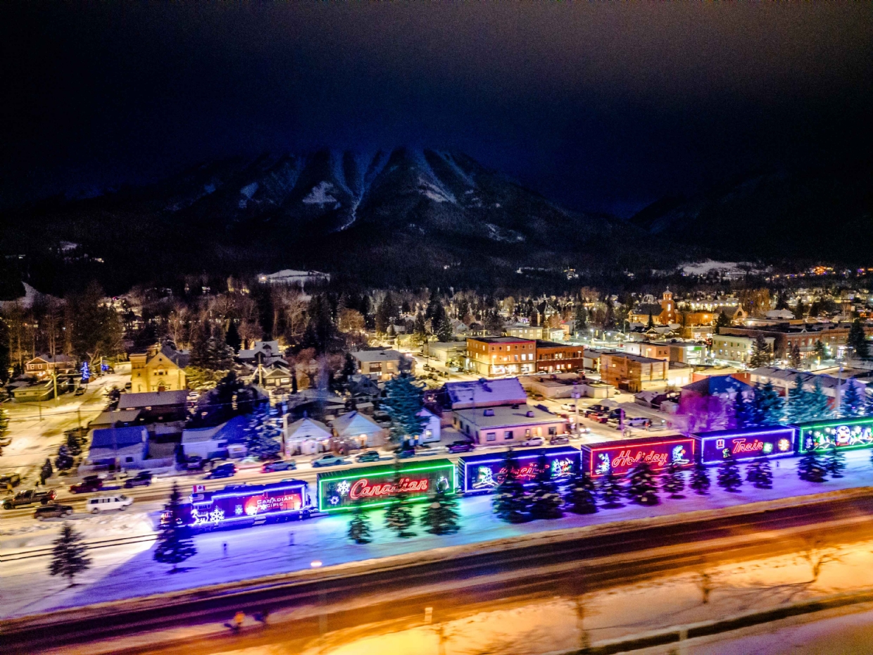 The biennial tradition of CPKC Rail Holiday Train in Fernie