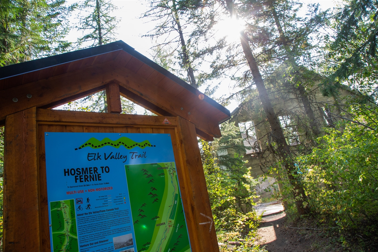Hosmer Coal Ruins - Find it on the Elk Valley Trail