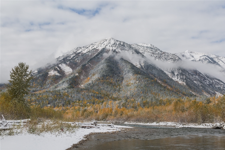 Elk River Fall Snow