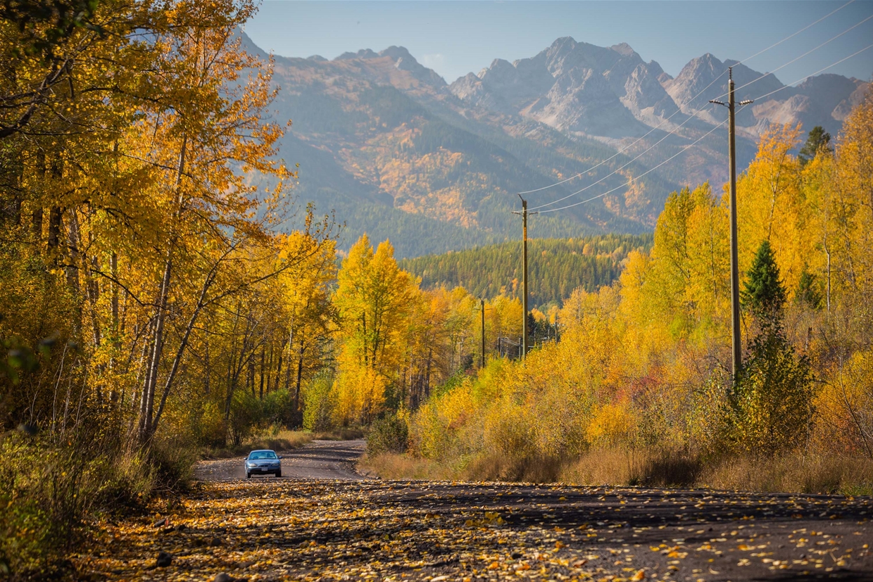 Coal Creek Road in Fall