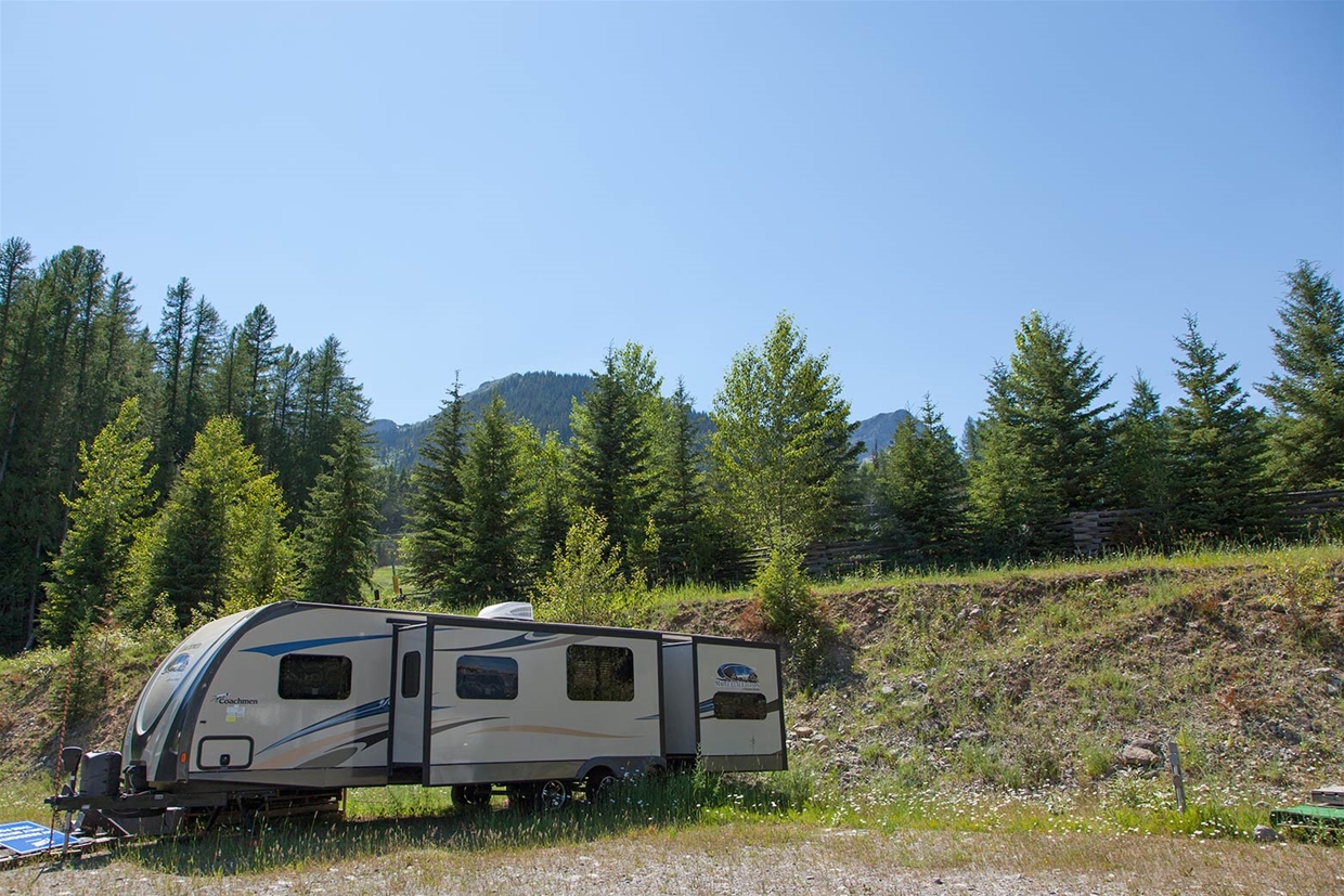 RV Parking at Fernie Alpine Resort