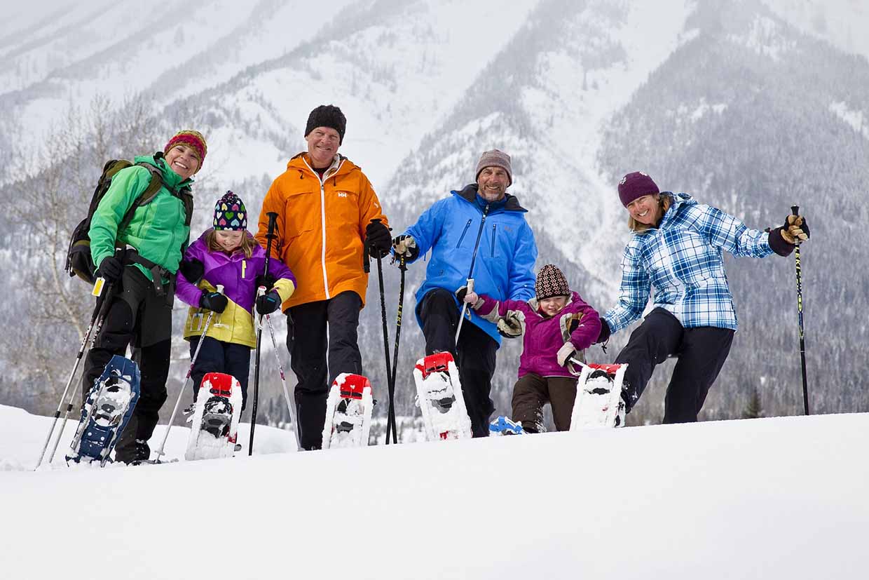 Snowshoeing