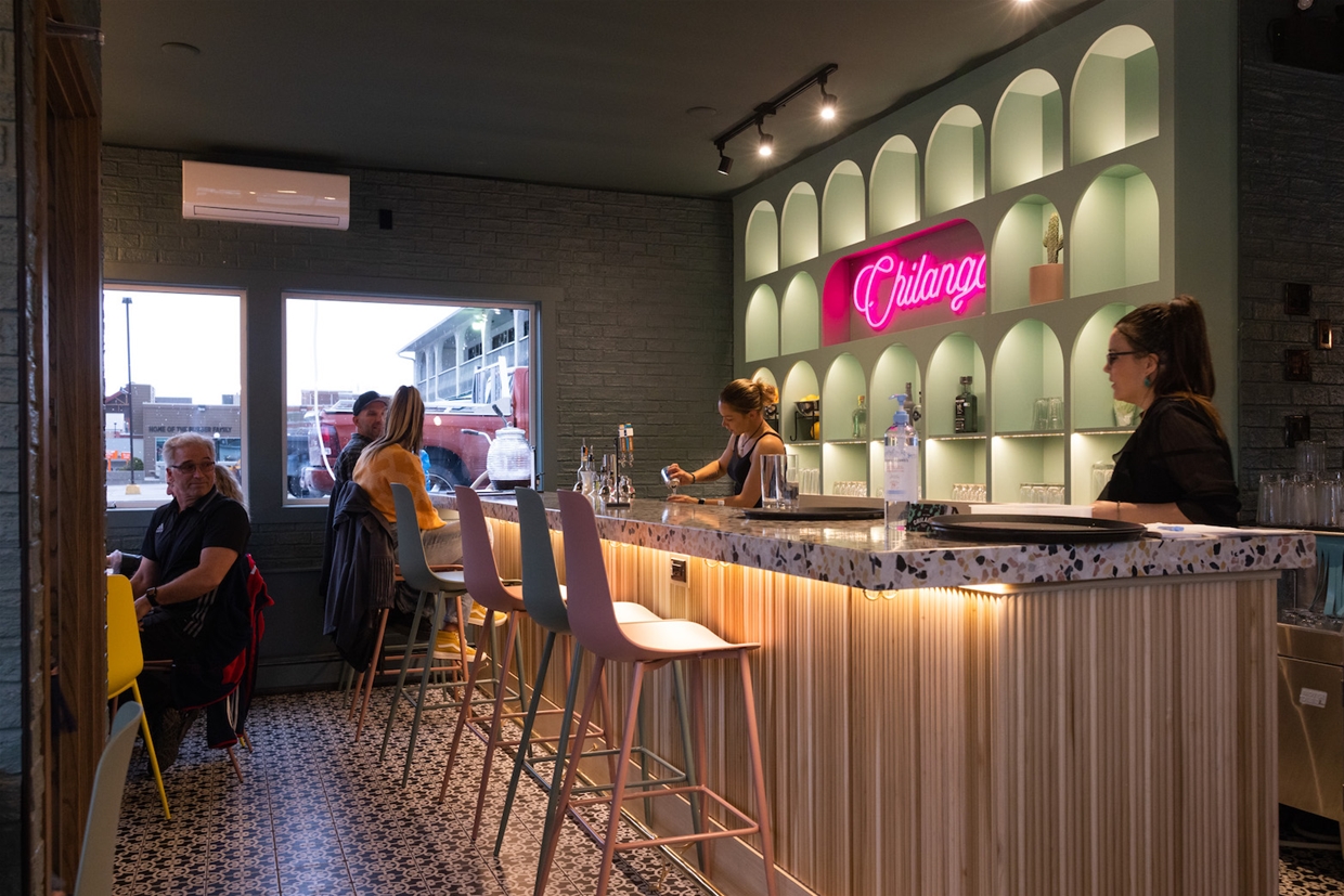 Fully stocked bar