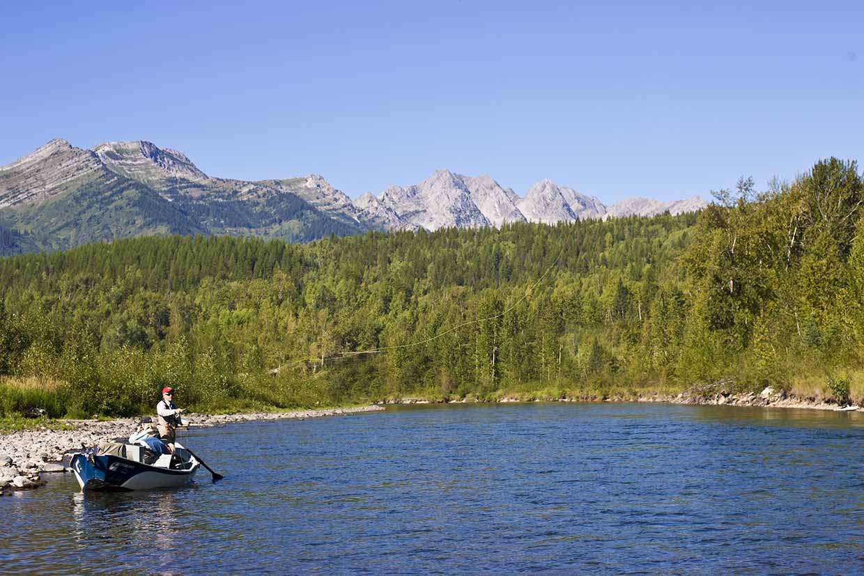 Guided fly fishing