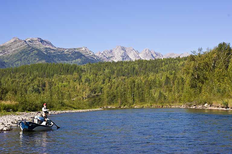 Guided fly fishing