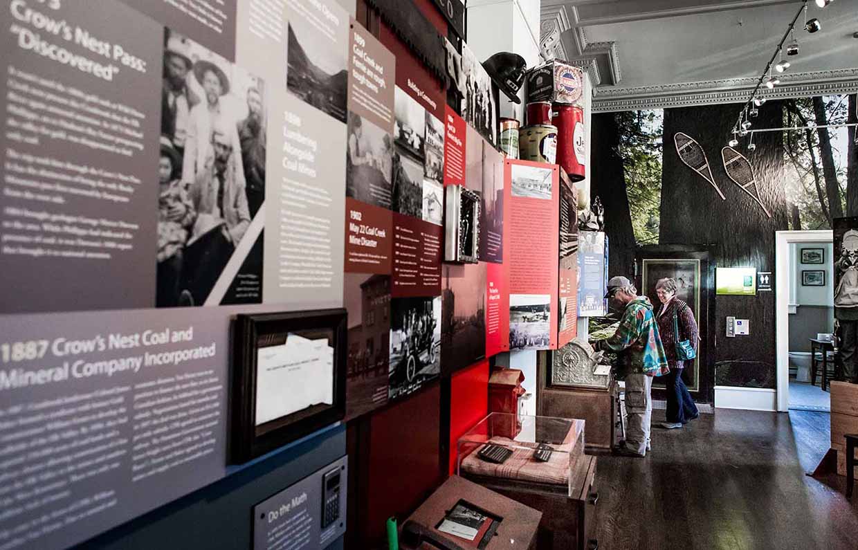Inside the museum