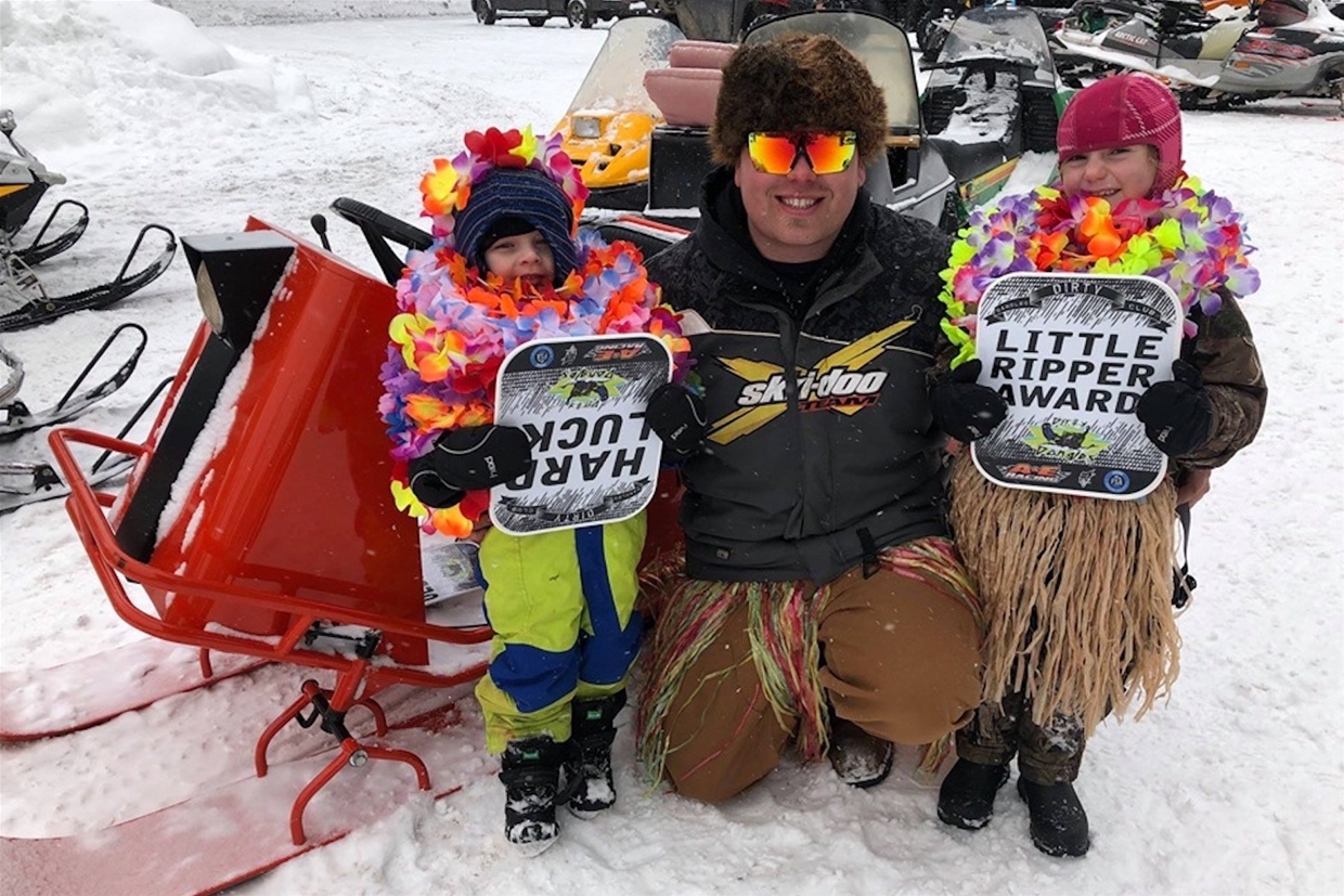 Corbin Vintage Snowmobile Poker Derby