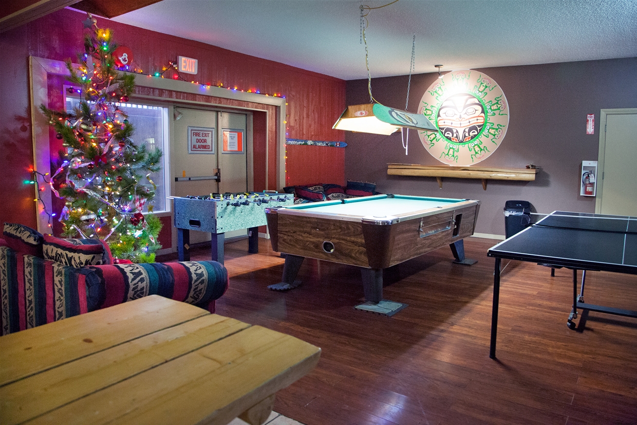 Fully equipped games room